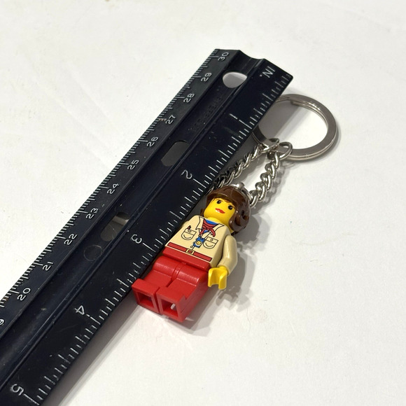 Vtg Lego Minifigure Adventurers Orient Expedition Pippin Reed Helmet Key Chain - Picture 10 of 10